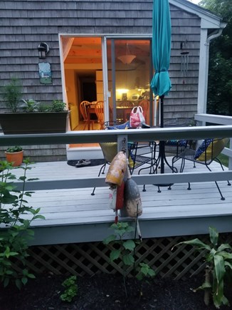 Manomet Manomet vacation rental - Side deck looking thru dining area