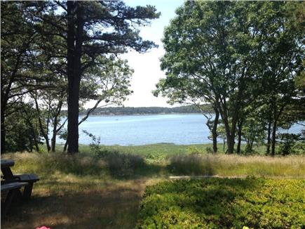 South Wellfleet Cape Cod vacation rental - View of Drummer Cove from deck and house.