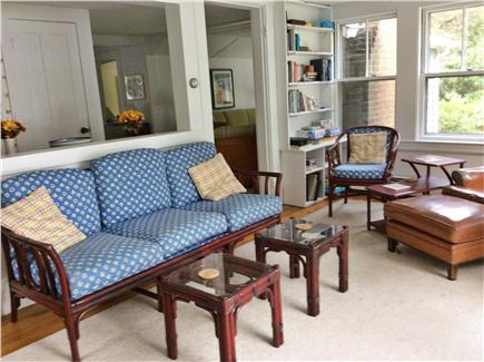 South Wellfleet Cape Cod vacation rental - Sunroom with games, puzzles, books.