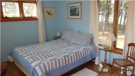 South Wellfleet Cape Cod vacation rental - The upstairs bedroom with the sunset Deck