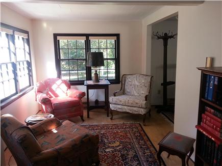 Barnstable Village Cape Cod vacation rental - Sunny front study off kitchen and office area