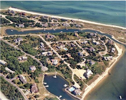 West Yarmouth Cape Cod vacation rental - Look for our pool near center of photo