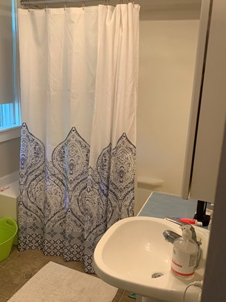 Woods Hole Cape Cod vacation rental - Upstairs bathroom with tub
