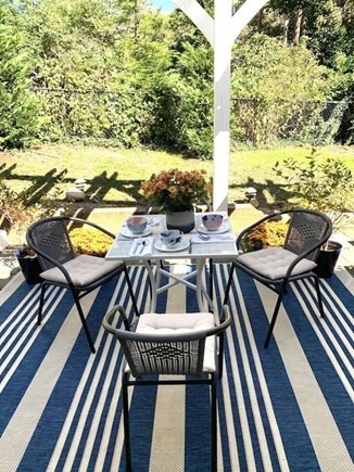 Orleans Cape Cod vacation rental - Rear patio with outdoor seating