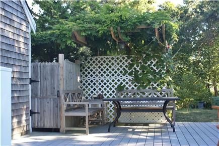 Eastham Cape Cod vacation rental - Deck with Wisteria Pergola