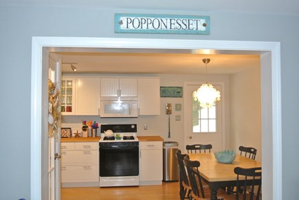Popponesset Cape Cod vacation rental - Kitchen w/ Eat In Dining Area