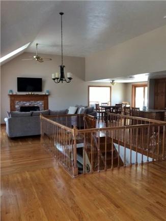 Sandwich Cape Cod vacation rental - Open concept upstairs living area and kitchen