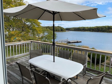 East Falmouth Cape Cod vacation rental - East facing deck