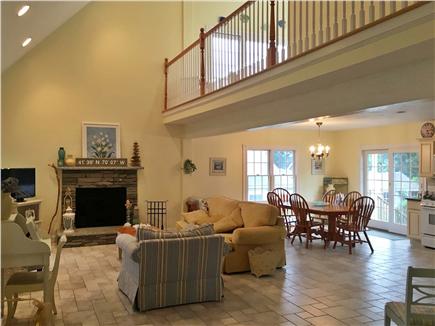 Dennisport Cape Cod vacation rental - Open concept includes the family room, dining room and kitchen