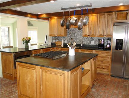 Barnstable Cape Cod vacation rental - Modern, high-end kitchen with stainless appliances, Viking stove