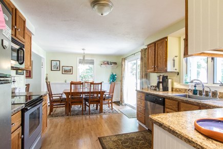 Eastham Cape Cod vacation rental - Kitchen and dining room. The table comfortably seats 6.