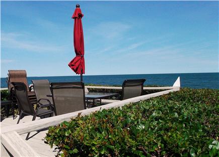 Popponesset Beach Cape Cod vacation rental - Your deck overlooking Nantucket Sound