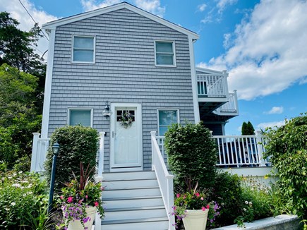 Plymouth MA vacation rental - BRAND NEW DECKS - Front View with driveway parking for 4 cars