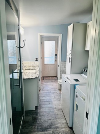 Plymouth MA vacation rental - Brand new Main Floor Full Bathroom with Rain Shower.Washer/Dryer