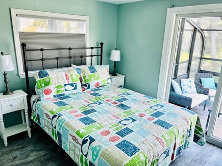 Plymouth MA vacation rental - Bedroom 4- First Floor Bedroom with Greenhouse sitting area