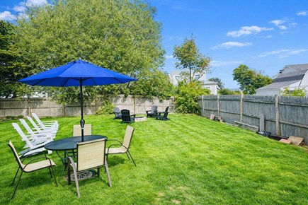 Plymouth MA vacation rental - Brand New firepit and plenty of backyard seating