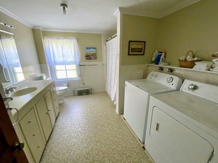 Woods Hole Cape Cod vacation rental - Full bath with tub/shower and washer & dryer