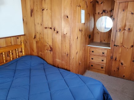 Dennis Port Cape Cod vacation rental - Bedroom wtih double and fan and built-in bureau