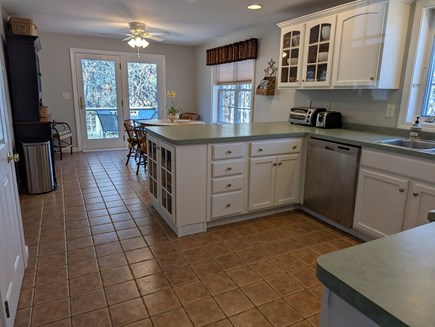 West Hyannis Cape Cod vacation rental - Fully stocked kitchen opens to dining area