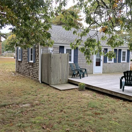 Chatham Cape Cod vacation rental - Deck with outdoor shower, lots of room to spread out!