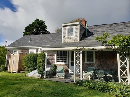 Falmouth Cape Cod vacation rental - Backyard with Patio and Shower