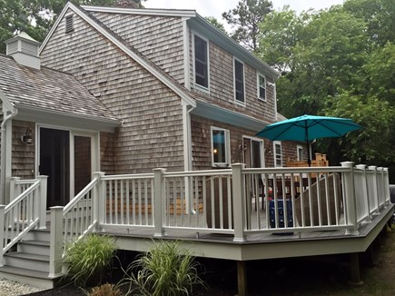 Centerville Cape Cod vacation rental - Back deck (side view)