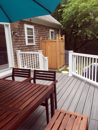 Centerville Cape Cod vacation rental - Deck and outdoor shower