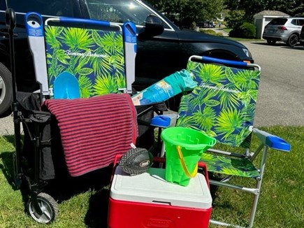 New Seabury, Mashpee Cape Cod vacation rental - Beach wagon, chairs, umbrella, skim boards, & toys