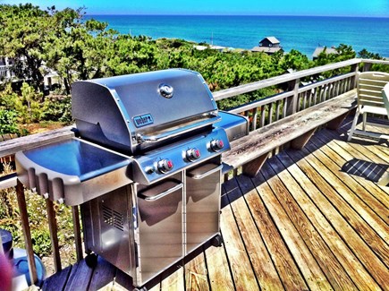 Wellfleet Cape Cod vacation rental - Weber Grill (on old deck)