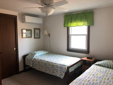 Harwich Cape Cod vacation rental - Bedroom with 2 twin beds (A/C and ceiling fan)