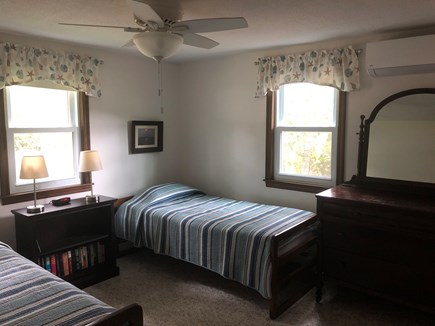 Harwich Cape Cod vacation rental - Bedroom with 2 twin beds (A/C & ceiling fan)