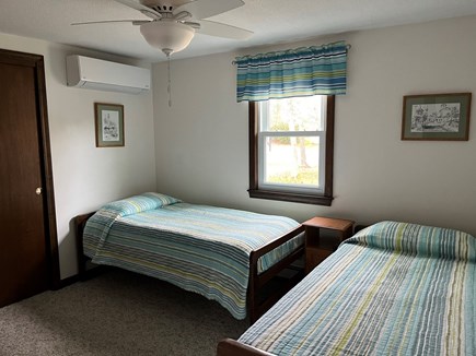 Harwich Cape Cod vacation rental - Bedroom with 2 twin beds, AC and ceiling fan