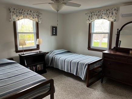 Harwich Cape Cod vacation rental - Bedroom with 2 twin beds, AC and ceiling fan