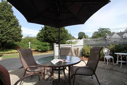 Orleans Cape Cod vacation rental - Sunny patio for enjoying a cup of morning coffee