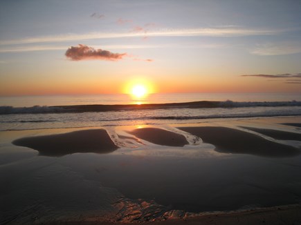 Orleans Cape Cod vacation rental - Beautiful sunrise at Nauset Beach