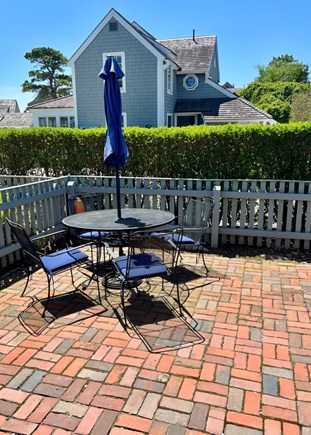 New Seabury, Mashpee Cape Cod vacation rental - Sunny and spacious enclosed Front Patio with gas grill
