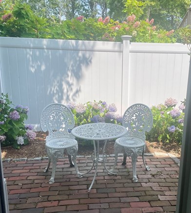New Seabury, Mashpee Cape Cod vacation rental - Shady Patio Backyard Retreat