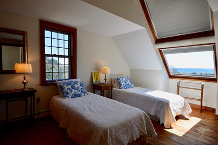 East Orleans Cape Cod vacation rental - Second bedroom upstairs with 2 twins and water views