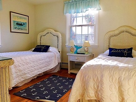 Chatham, Cockle Cove area Cape Cod vacation rental - Bedroom #2 with two twin beds