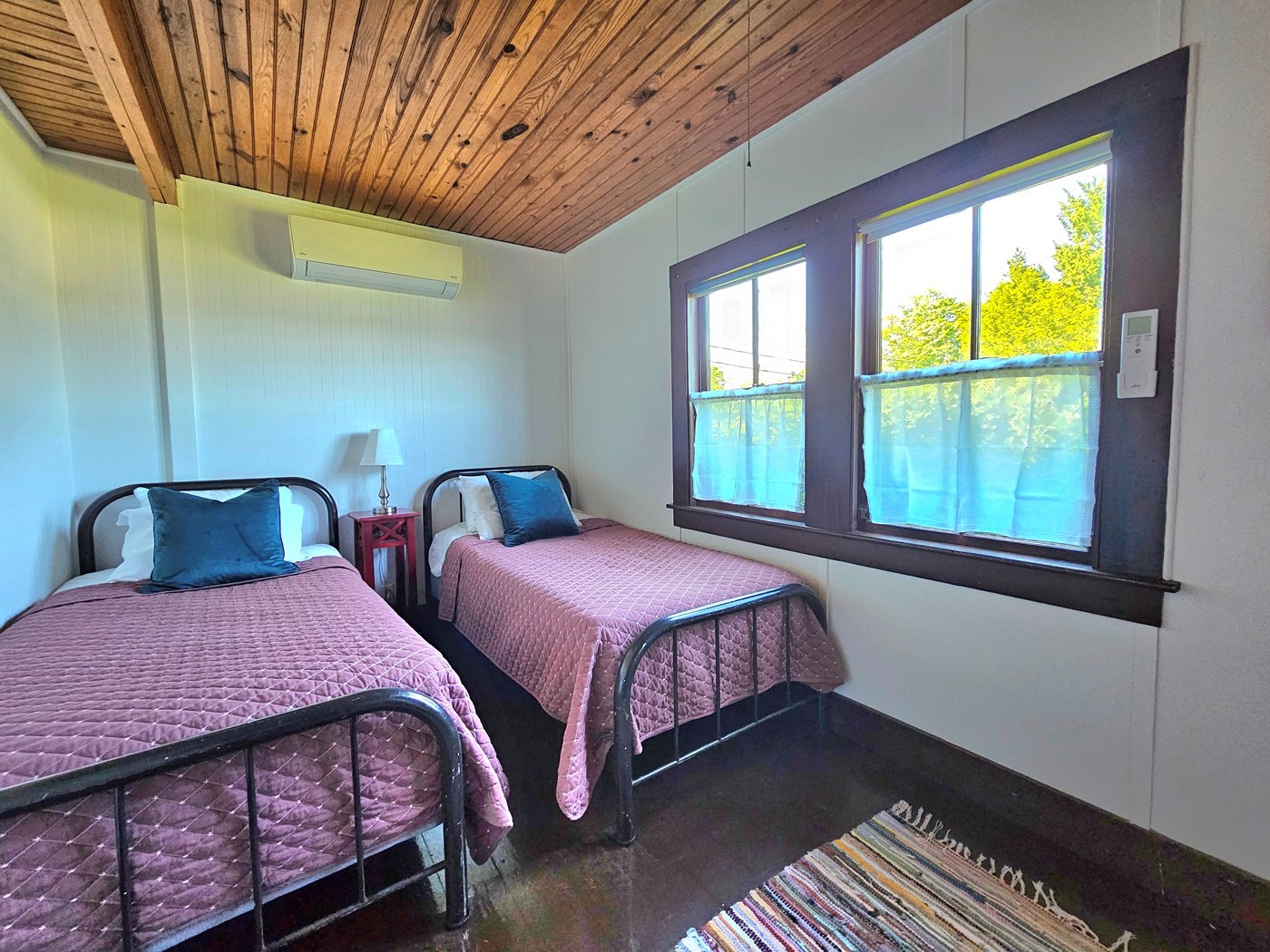 Kayaks and swim dock