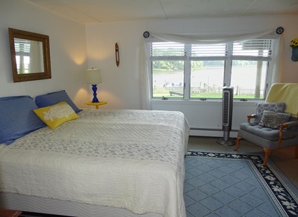 Bass River, S Yarmouth Cape Cod vacation rental - Lower level bedroom either 2 twins, or combine to King; waterview