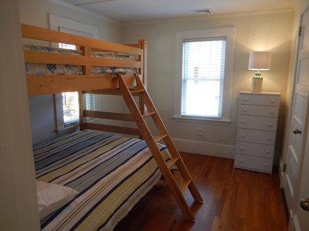 Falmouth Heights Cape Cod vacation rental - Bedroom on second floor with twin over full bunk beds