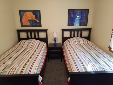 Dennisport Cape Cod vacation rental - Third b/r (2) twins-  beds together for a couple/ as is for kids