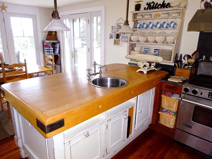 East Orleans Cape Cod vacation rental - Kitchen looking onto dining area.
