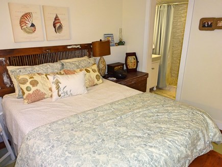 East Orleans Cape Cod vacation rental - Master bedroom with queen and attached full bath on lower level