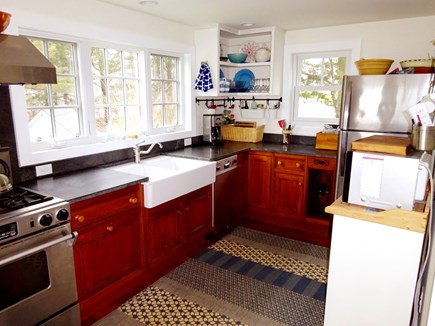 East Orleans Cape Cod vacation rental - Updated kitchen open to the living and dining area.