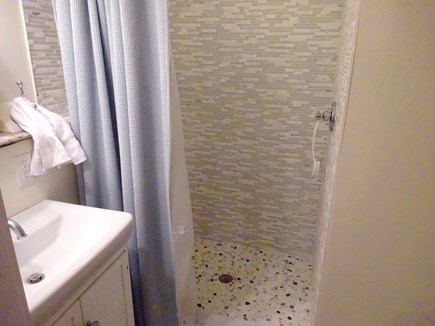East Orleans Cape Cod vacation rental - Master bathroom with walk in shower.