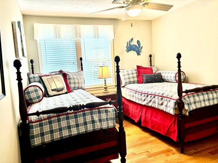 Dennis Cape Cod vacation rental - Second floor bedroom #3 with 2 twin beds.