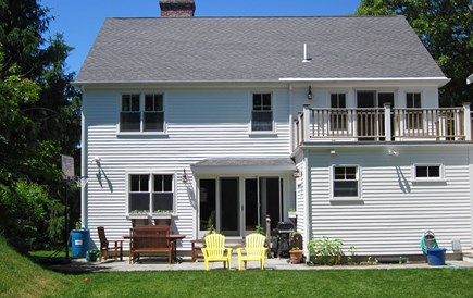 South Harwich Cape Cod vacation rental - Large Private back yard with Patio & Outdoor Living