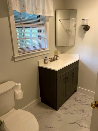East Brewster Cape Cod vacation rental - Newly painted Master Bath-with shower stall